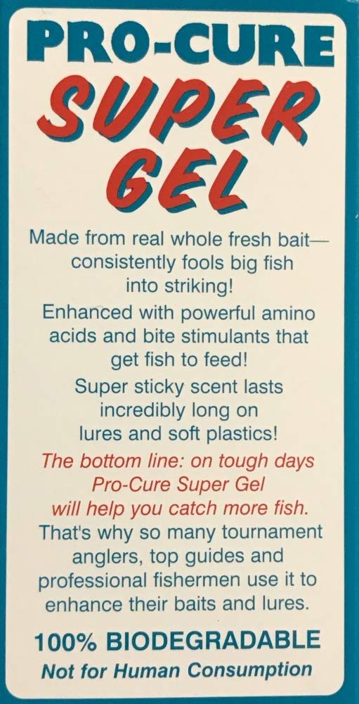 Pro-Cure Octopus Super Gel being spread on a lure before casting.