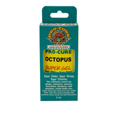 Pro-Cure Octopus Super Gel jar and label, premium lure enhancer.