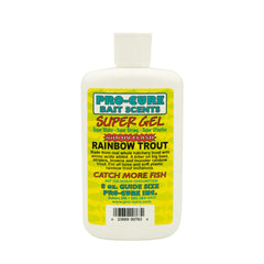 Pro-Cure Rainbow Trout Super Gel bottle 8 oz – front view