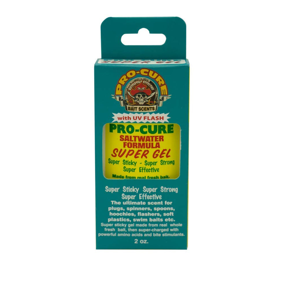 Pro-Cure Salt Water Formula Super Gel 2 oz bottle front view