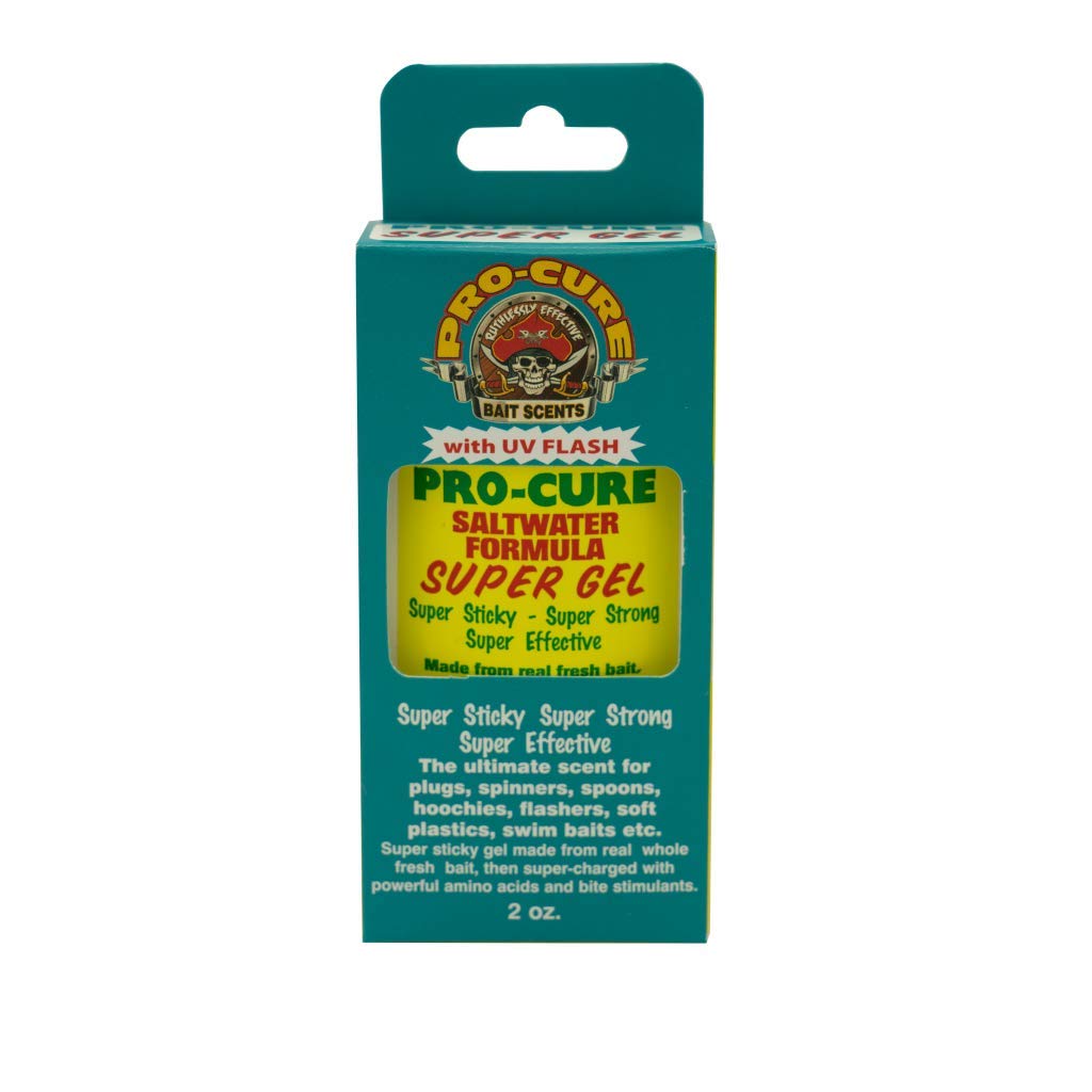 Pro-Cure Salt Water Formula Super Gel 2 oz bottle front view