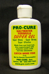 Pro-Cure Salt Water Formula Super Gel bottle side view with label visible