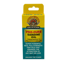 Pro-Cure Sardine Bait Oil bottle pour for quick scent dosing for anglers