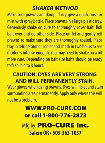 Pro-Cure brine-ready formula lets you soak bait for even coating