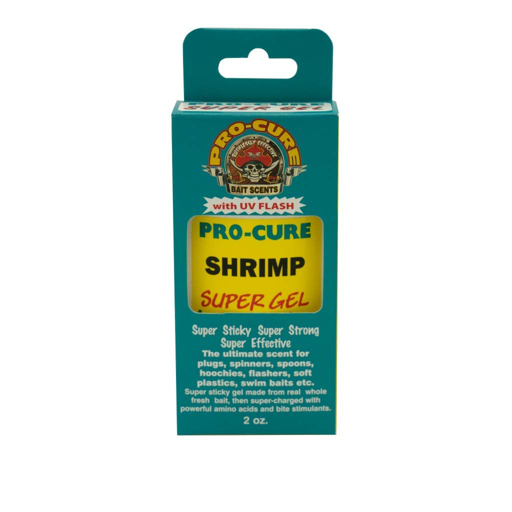 Pro-Cure Shrimp Super Gel 2 oz jar close-up