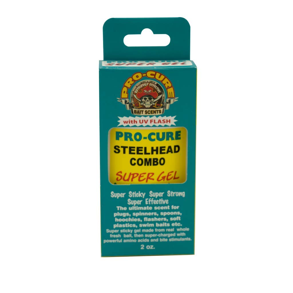 Pro-Cure Steelhead Combo Super Gel 2 Ounce container label