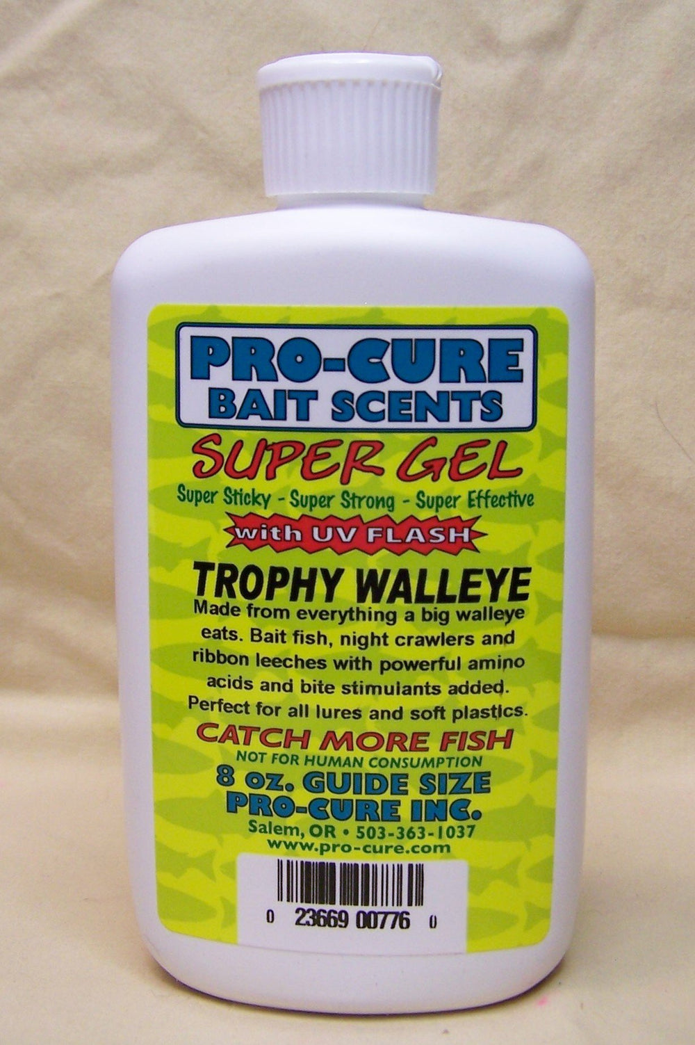 Trophy Walleye Super Gel packaging