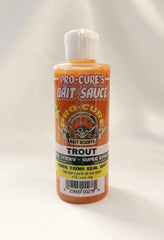 Pro-Cure Trout Bait Sauce ultra-sticky texture close-up for lures.