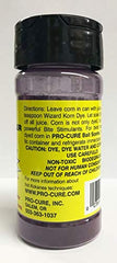 Pouring Pro-Cure Wizard Korn Dye onto corn to tint and preserve.