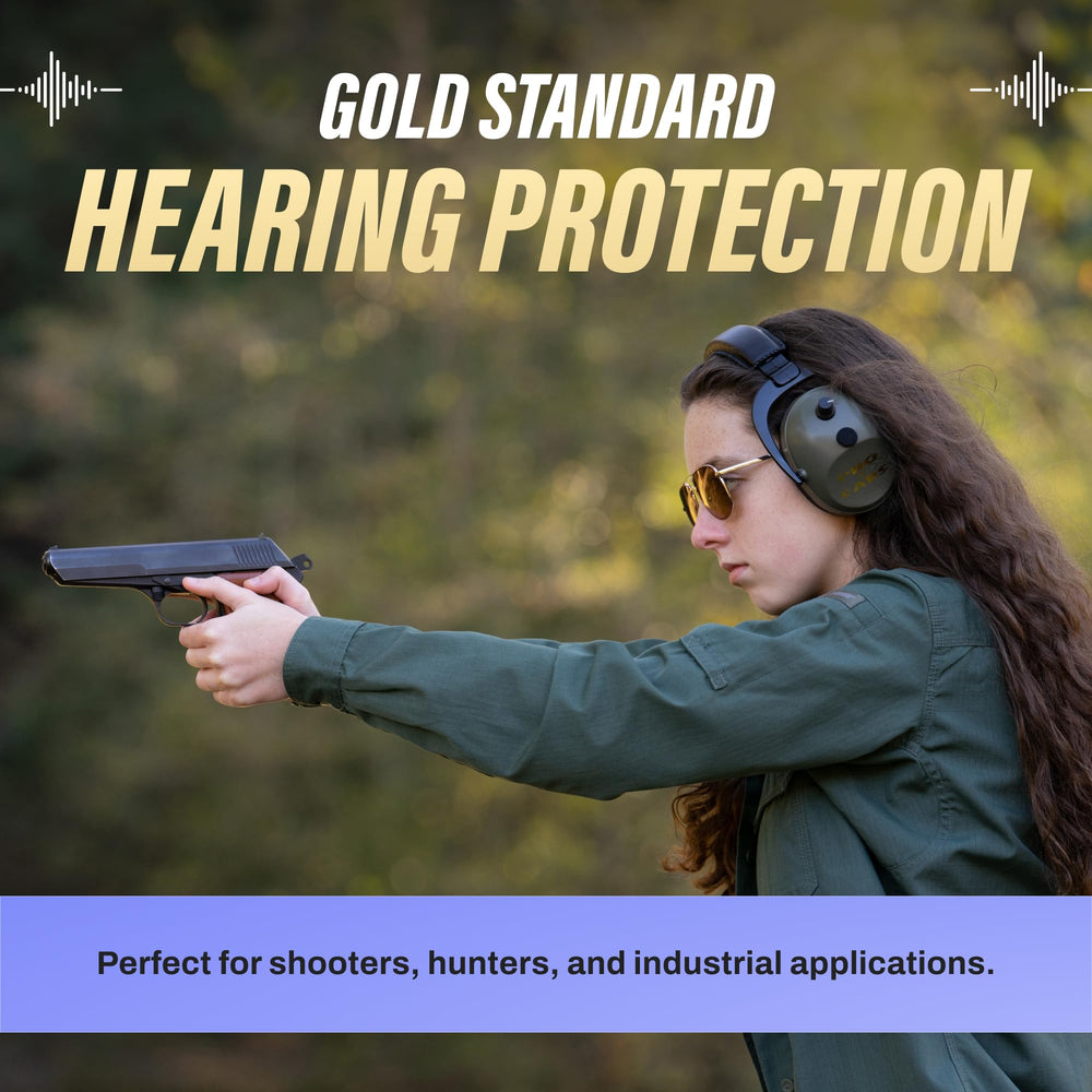 Pro Ears Gold II 26 ear muffs USA-made quality and rugged durability