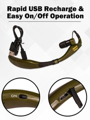 Pro Ears Stealth 28 USB recharge illustrating quick, portable charging