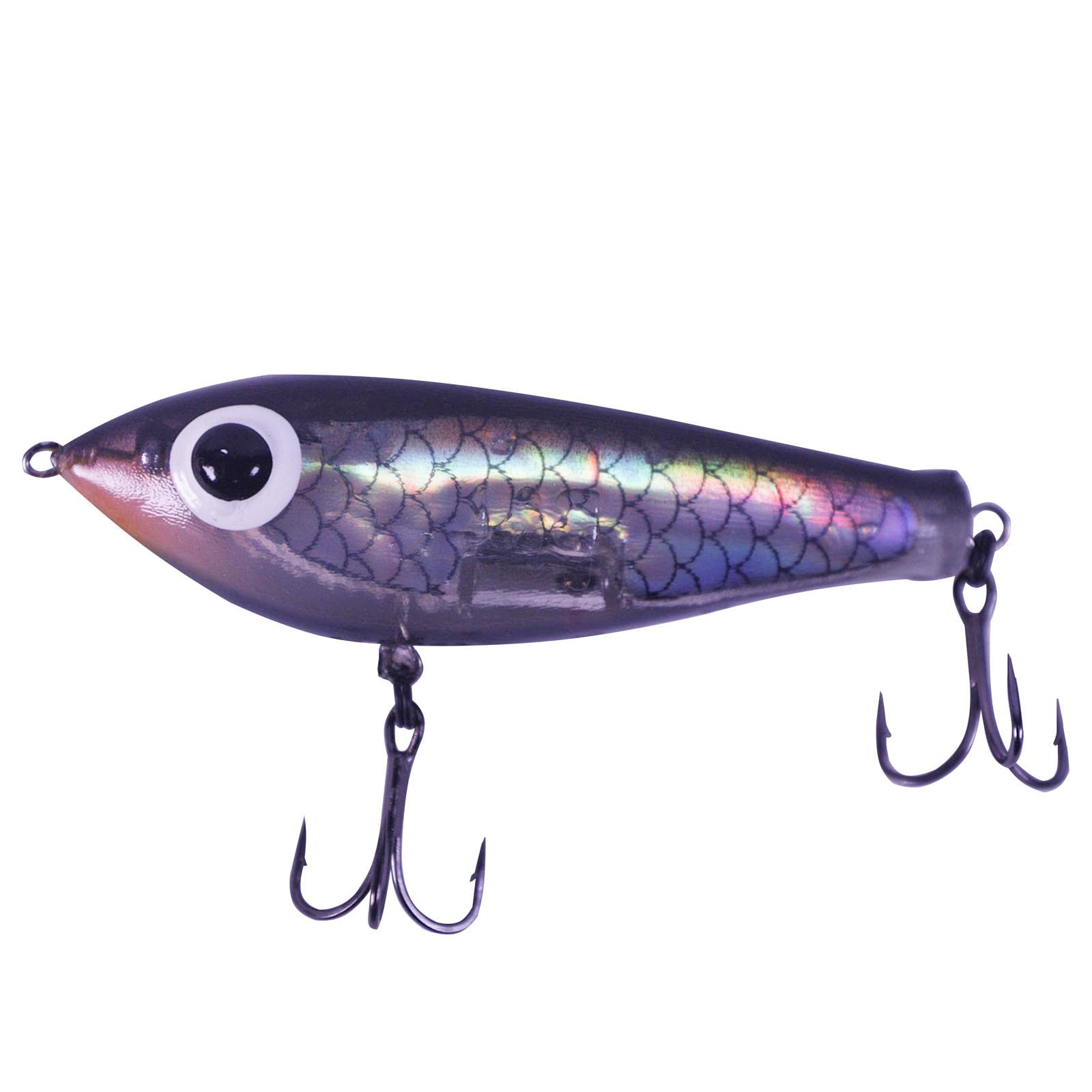 Pro Fat Boy by Paul Brown - close-up of hooks and rattle in shallow water