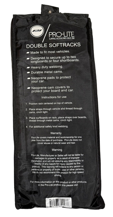 Pro-Lite durable rip-stop material delivers lasting board security.