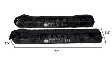 Pro-Lite buckle covers protect boards and vehicle from scrapes during transport