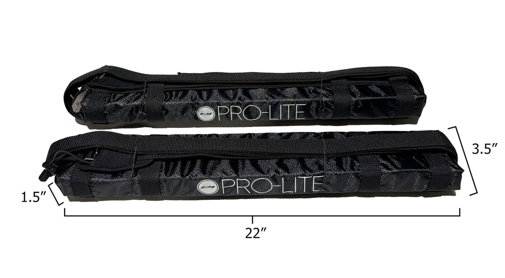 Pro-Lite buckle covers protect boards and vehicle from scrapes during transport