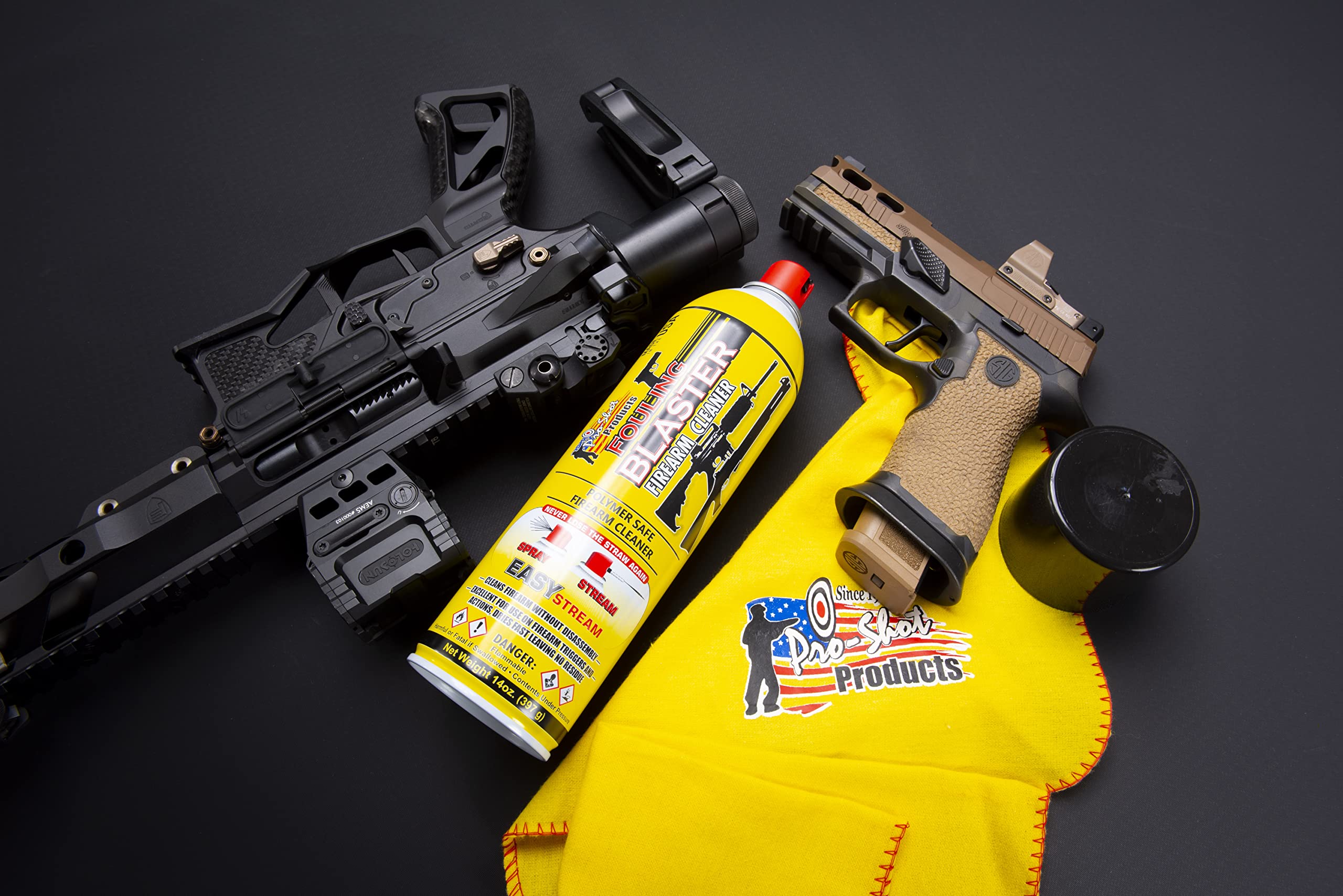 Pro Shot D-14 camouflage finish compatibility for reliable maintenance.