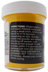Pro-Tec yellow coating yields a durable finish for fishing jigs.