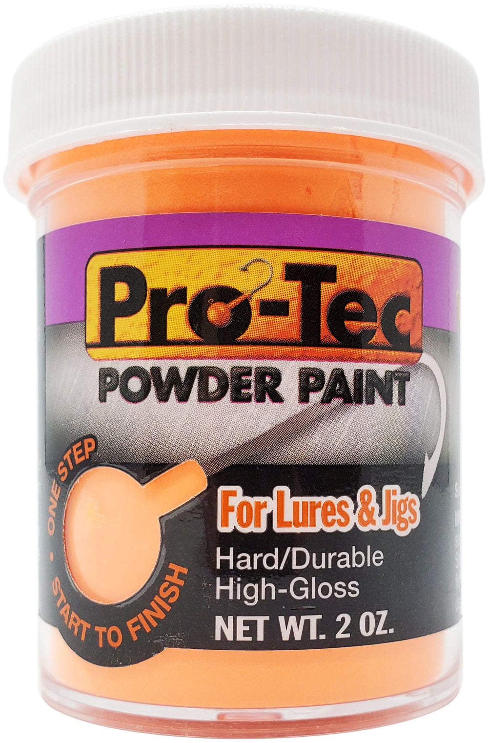 Pro-Tec powder paint dip-process demonstrates fast, easy application on lures.