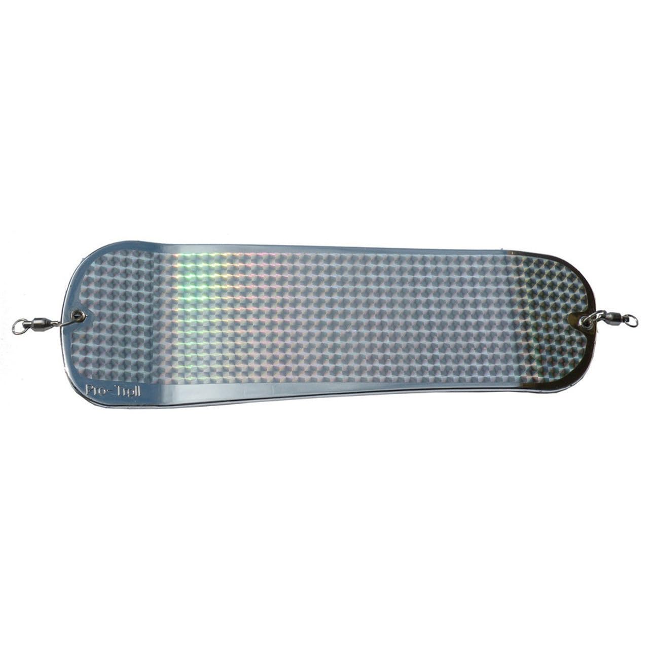 Pro-Troll ProChip 11 Fin Flasher glow green top view highlights glow tape and fin design