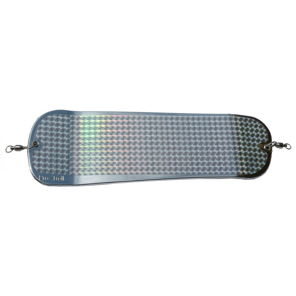 Pro-Troll ProChip 11 Fin Flasher glow green top view highlights glow tape and fin design