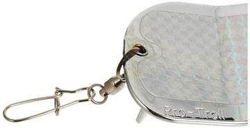 ProChip8 diagonal agitator fin enhances tail kick and erratic orientation.