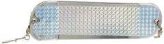 Pro-Troll ProChip8 flasher chrome shows bold color and strong attraction for salmon.