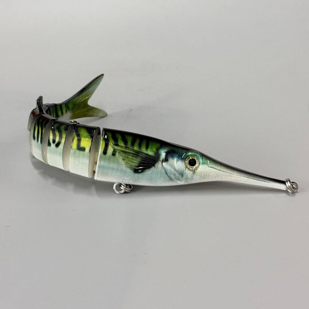 Color D swimbait in water demonstrating realistic finish