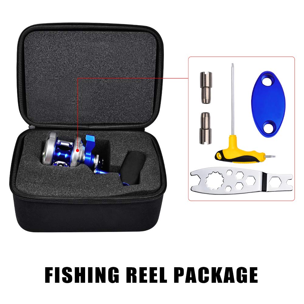PROBEROS left-handed design improves ergonomics for left-handed anglers.