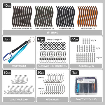 PROBITE durable soft plastic worms with color variety and lifelike motion.