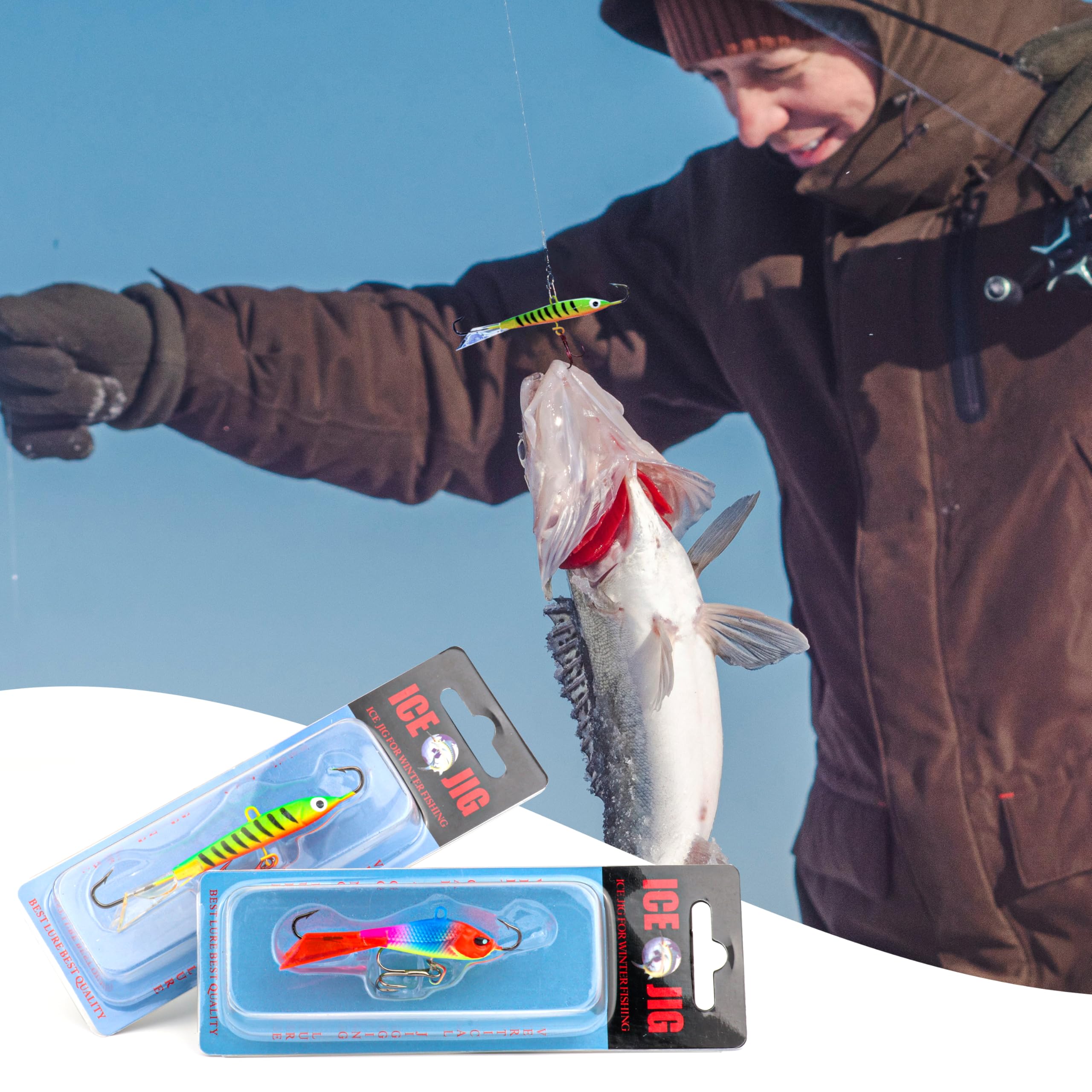 Compact, organized PROBITE ice fishing kit storage and carry case