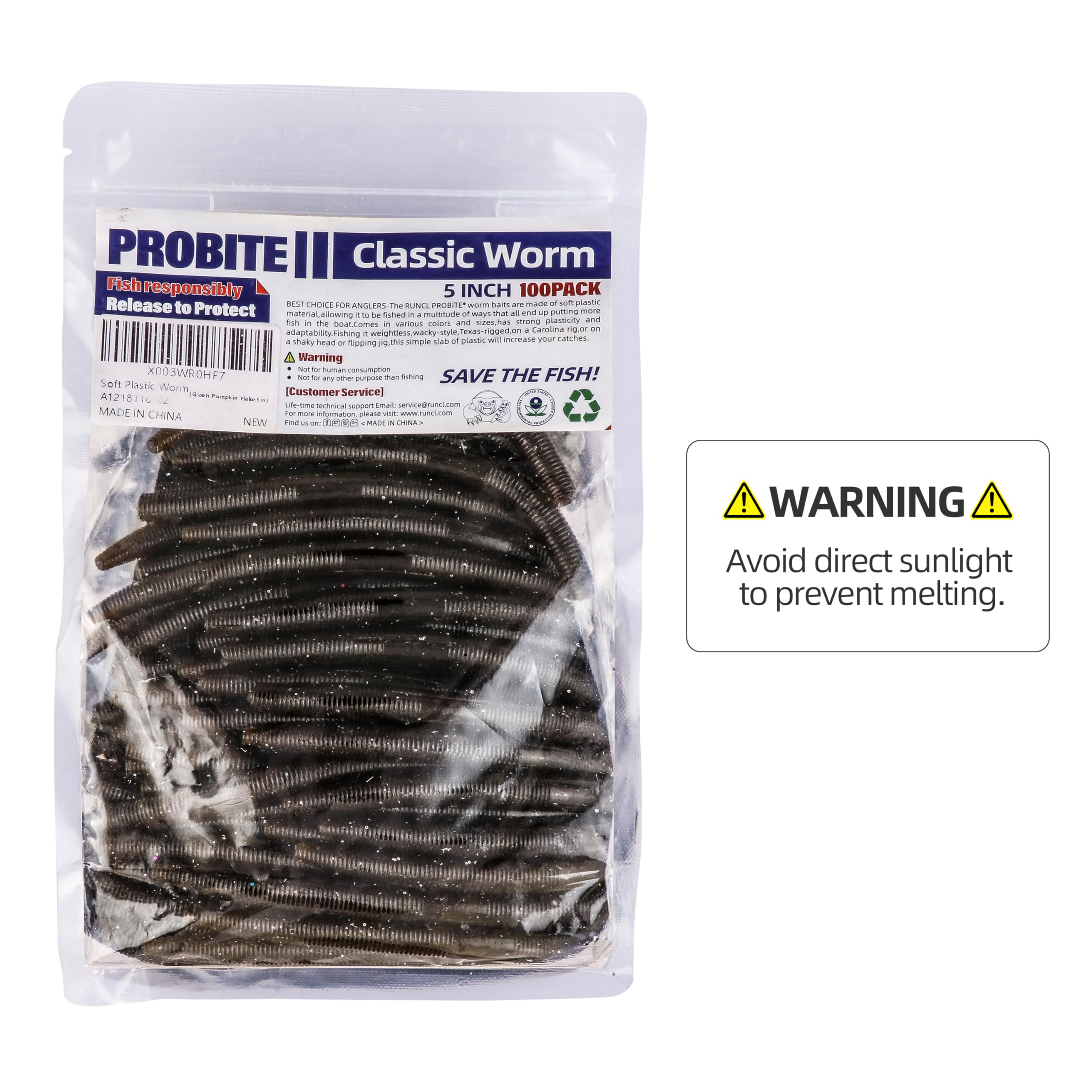 PROBITE 100pc pack offers color variety for active anglers seeking options