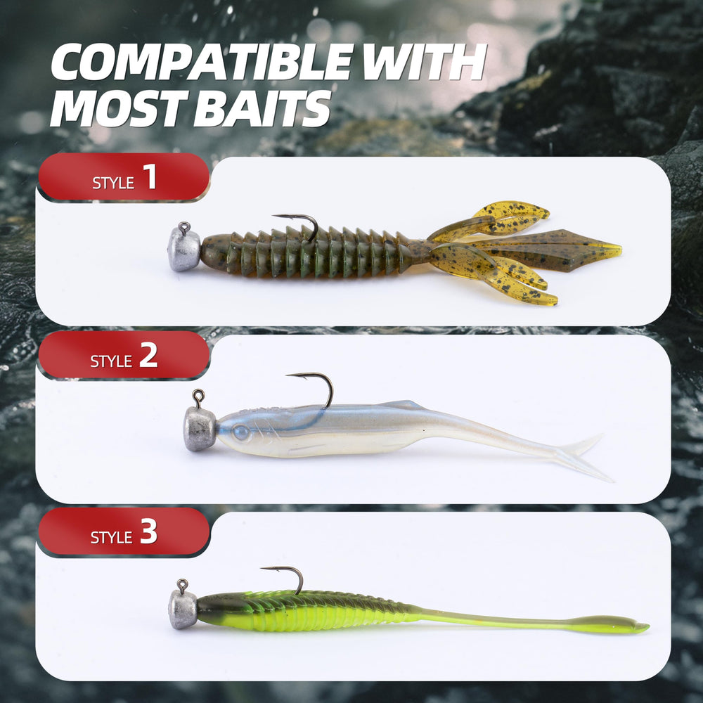Suitable for freshwater and saltwater bass and crappie fishing