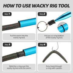 PROBITE O-rings, weights and swivels to reduce line twists.