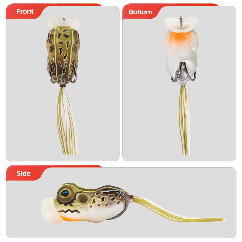 Five-piece Probite Soft Frog Lure set packaging