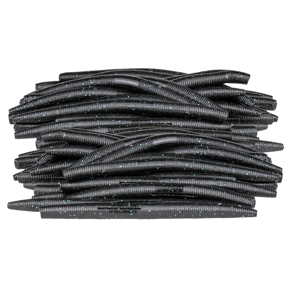 PROBITE 100-piece soft worm mega value pack for versatile bass fishing options.