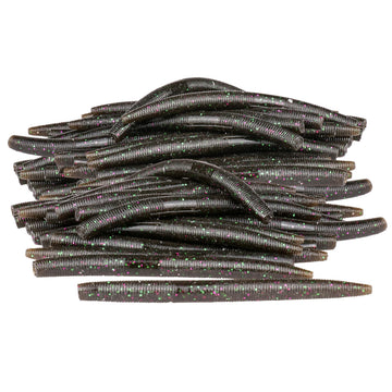 PROBITE Soft Fishing Worm 100PCS front view for bass anglers