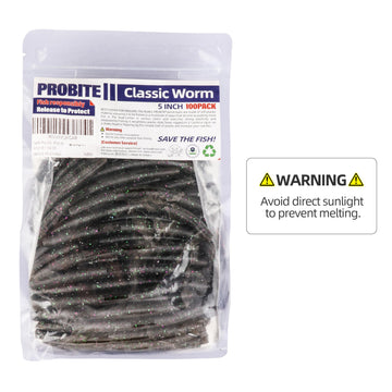 PROBITE Soft Worm usage setup demonstrates versatile rig options