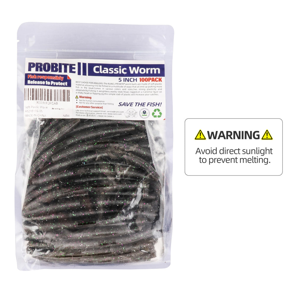 PROBITE Soft Worm usage setup demonstrates versatile rig options