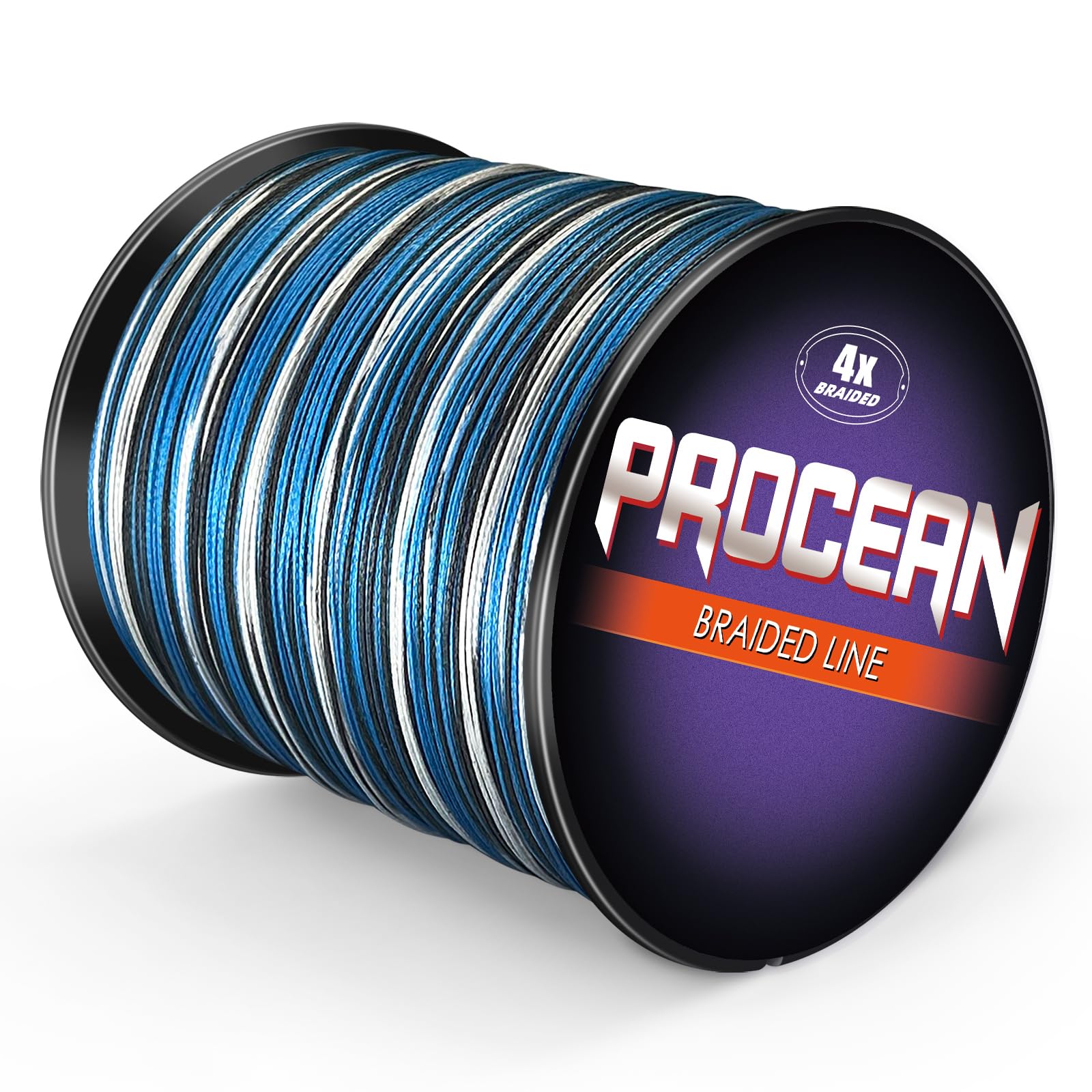 Procean braided line moss green spool showing high strength for long casts
