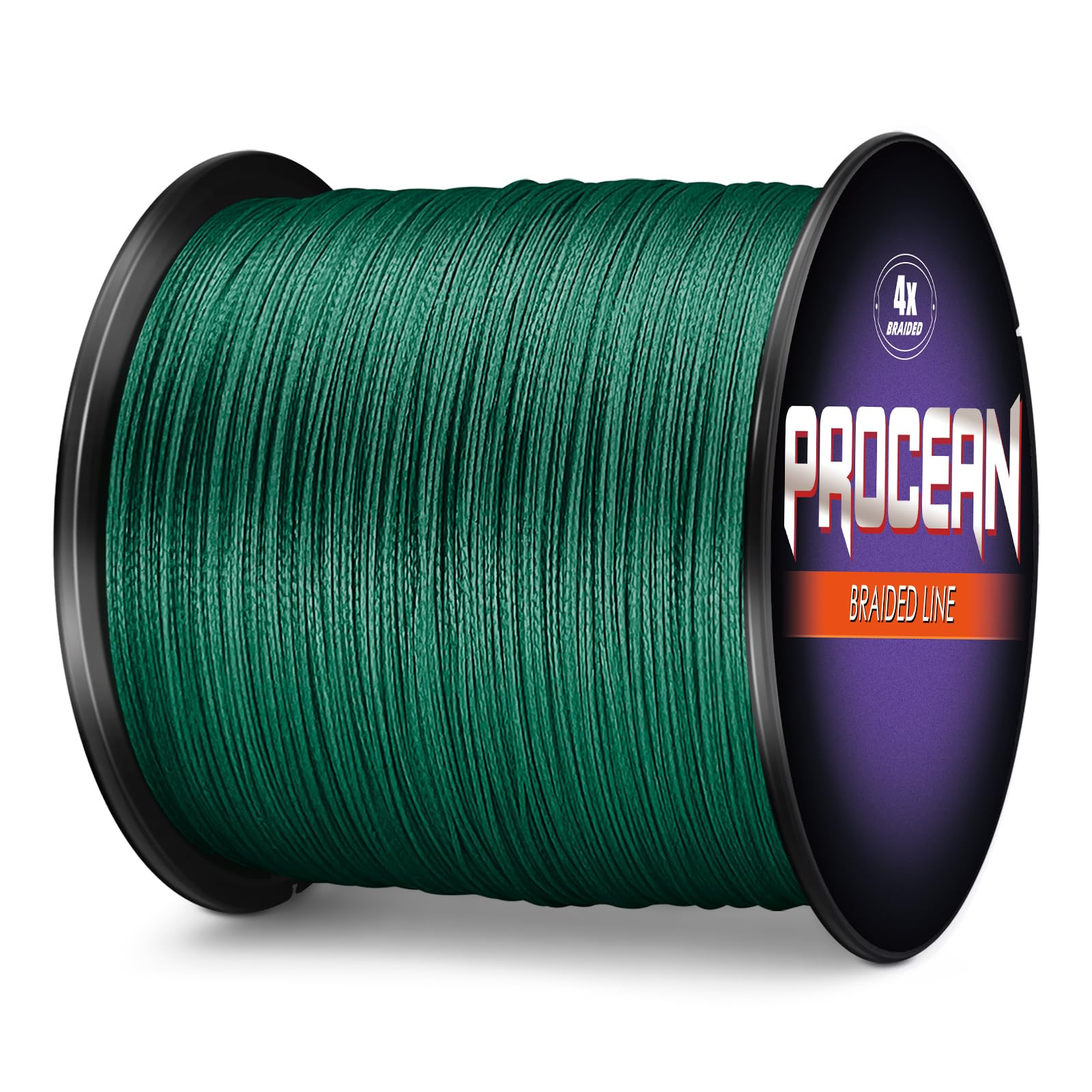 Procean floating moss-green braid aids visibility and buoyant performance.