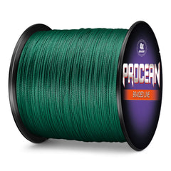 Procean floating moss-green braid aids visibility and buoyant performance.