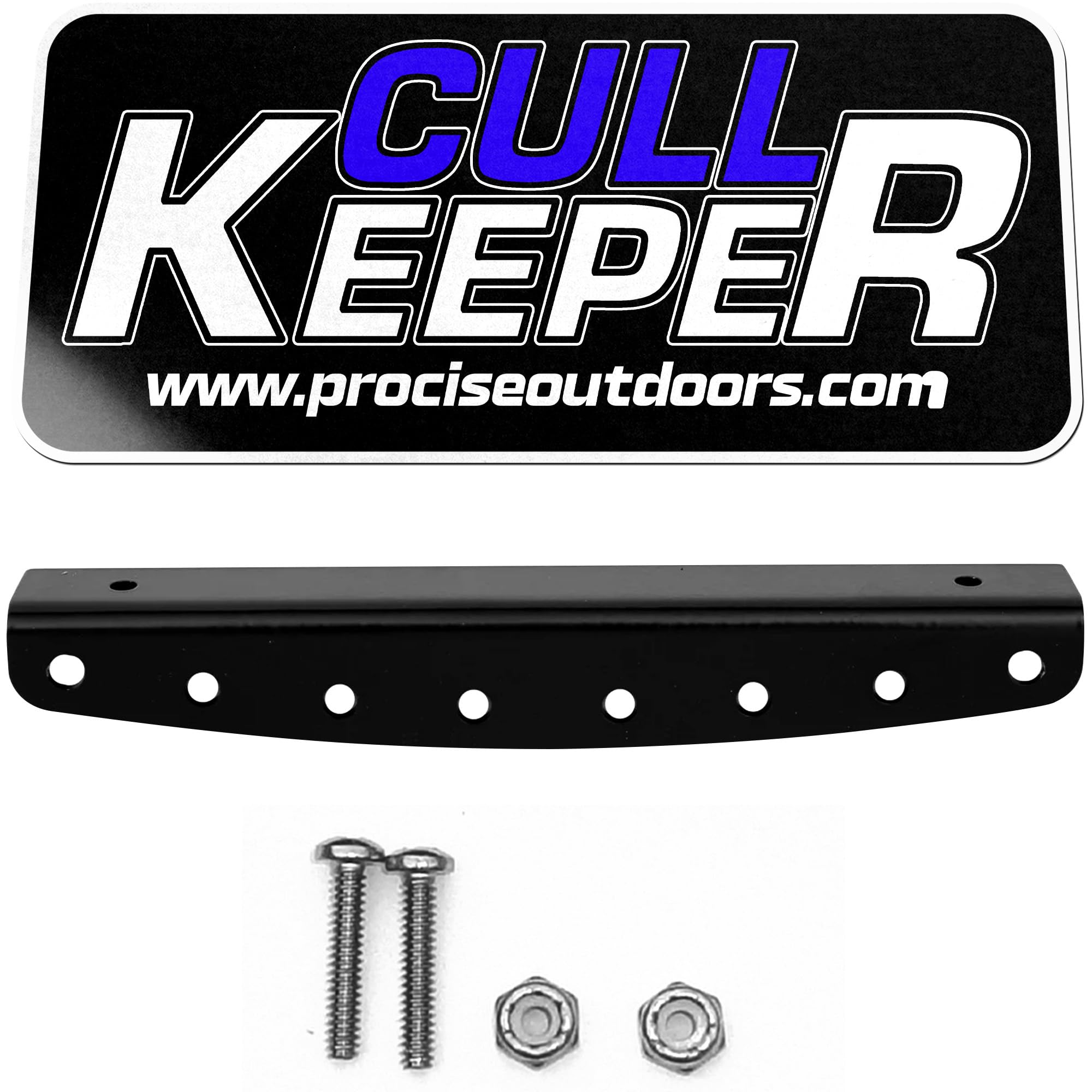 PROcise Outdoors Cull Keeper eight-hole top view for organized bass tagging during tournaments.