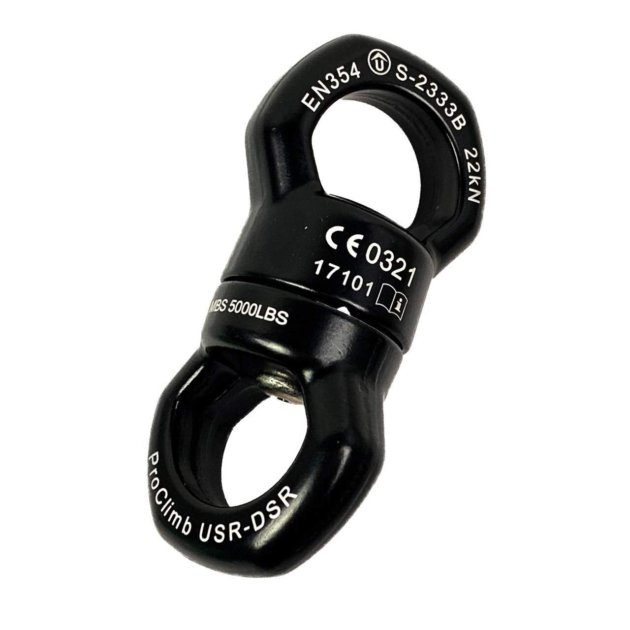 ProClimb 22kN micro rotator with sealed-bearing action enabling reliable rotation.