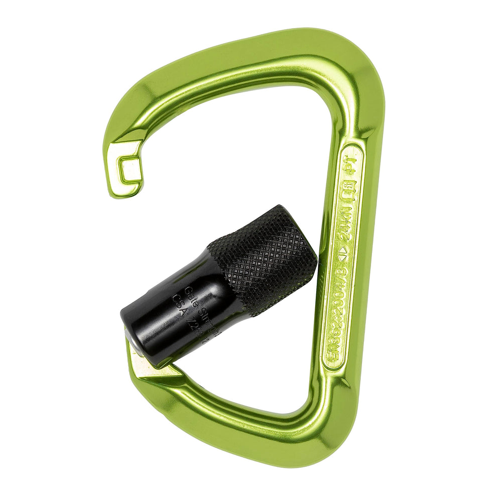ProClimb 22mm gate-opening detail highlighting easy clipping and fast handling on routes.