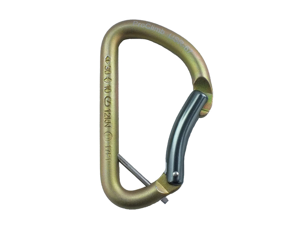 ProClimb 24.5 mm gate opening simplifies gear access.
