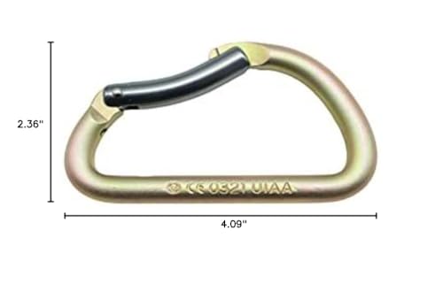 ProClimb captive eye pin design adds rope attachment versatility.