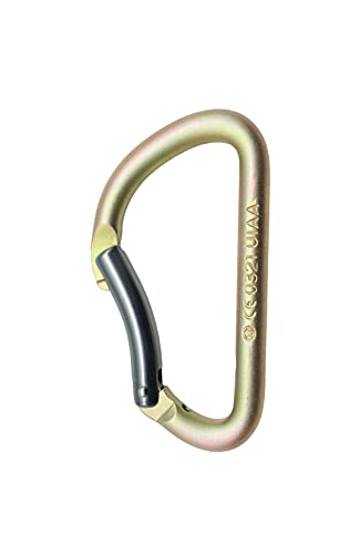ProClimb lightweight 4.5 oz carabiner reduces fatigue during long routes.
