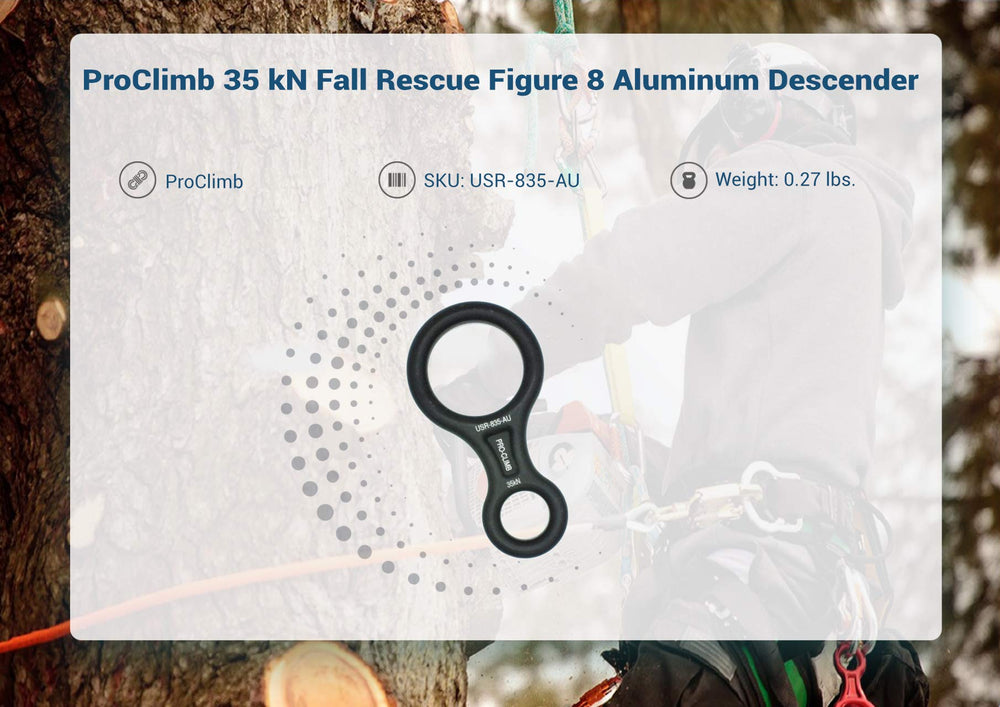 ProClimb UL-lab-tested descender confirms verified durability.