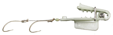 Proco Pro-Troll Roto Chip bait holder glow white head improves bait presentation for trolling