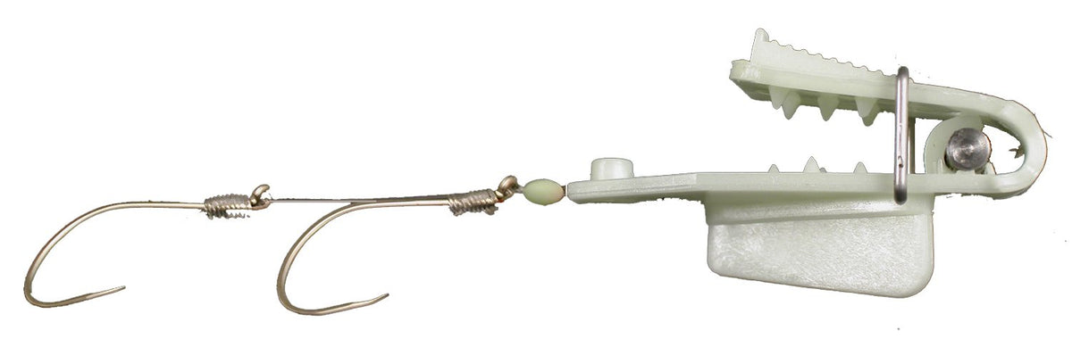 Proco Pro-Troll Roto Chip bait holder glow white head improves bait presentation for trolling